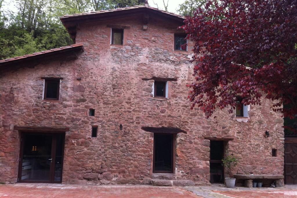 La Badenca. Masia Catalana Del S. XVII Riudaura 外观 照片